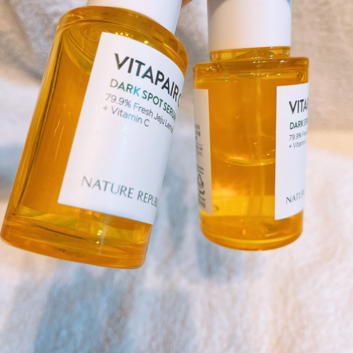 ビタペアC ダークスポットセラム/ネイチャーリパブリック/美容液を使ったクチコミ(2枚目)