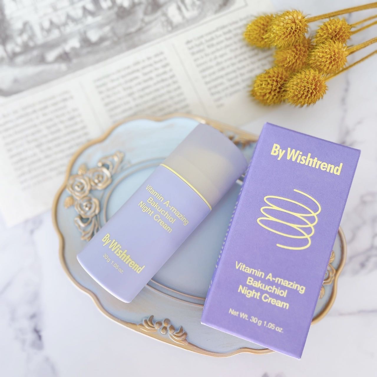 ビタミンA-mazingバクチオールナイトクリーム/By Wishtrend/フェイスクリームを使ったクチコミ（1枚目）