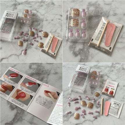 MAGIC PRESS FOOT/DASHINGDIVA MAGICPRESS/ネイルシールを使ったクチコミ(4枚目)