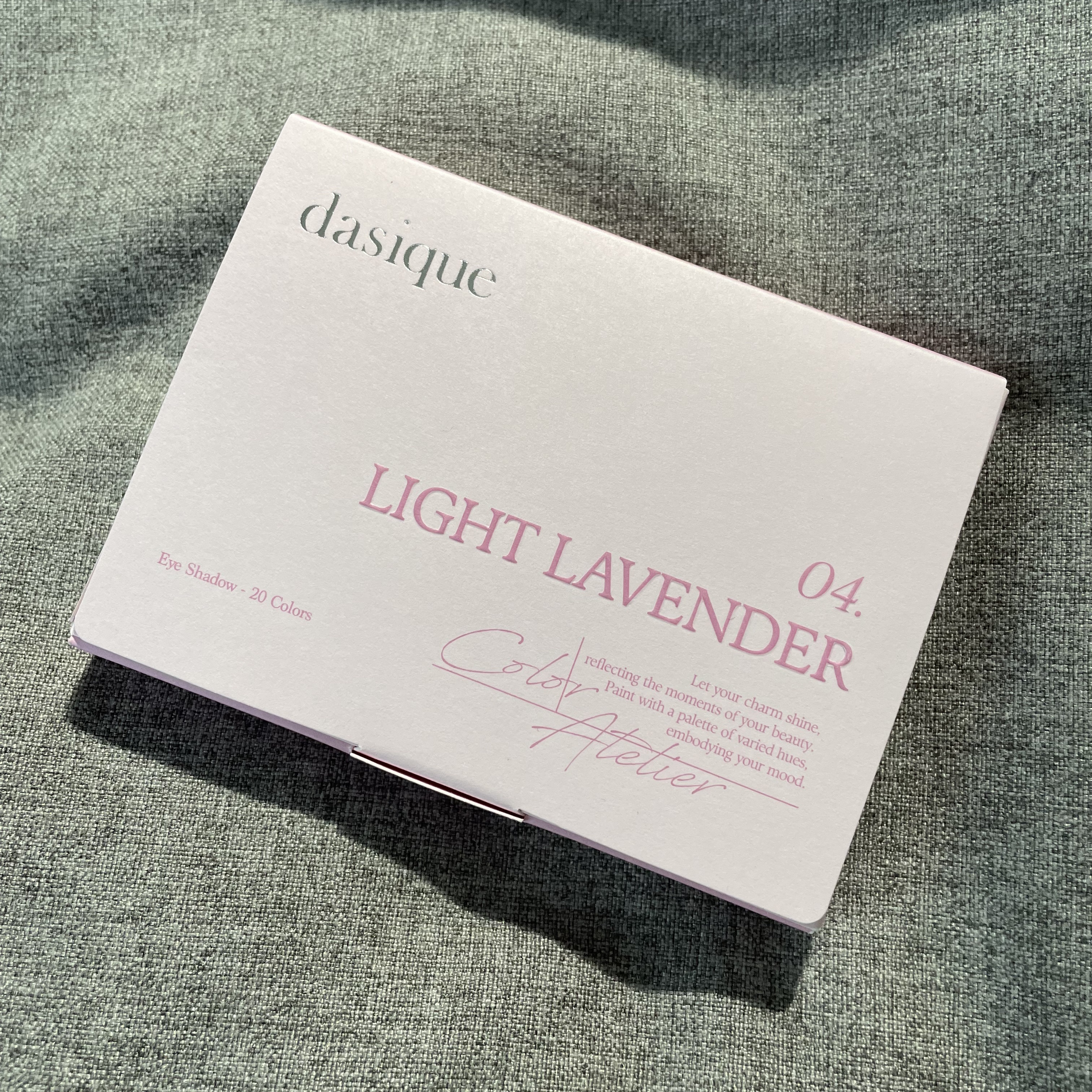 ムードシャドウパレット 04 ライトラベンダー/dasique/アイシャドウパレットを使ったクチコミ（2枚目）