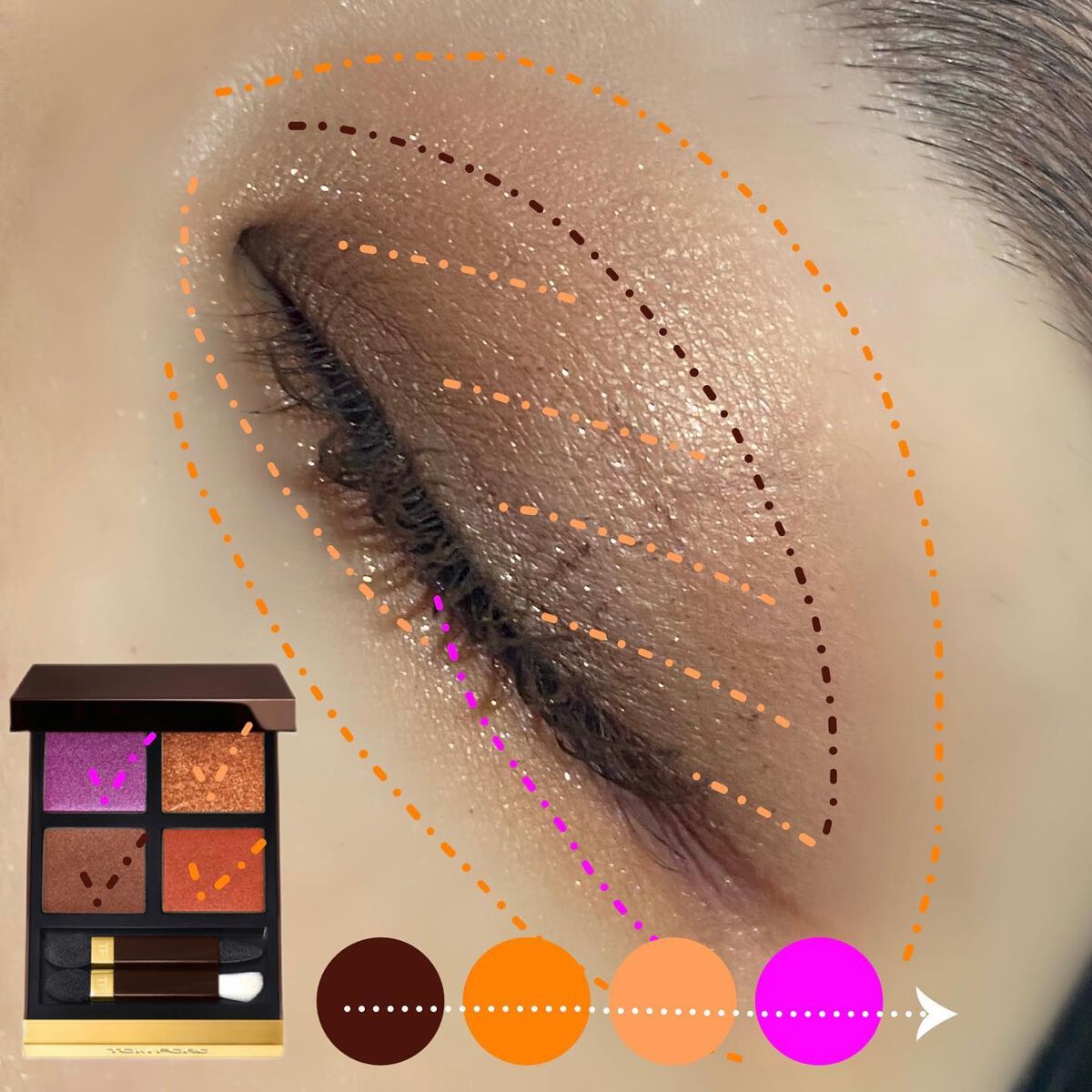 アイ カラー クォード/TOM FORD BEAUTY/アイシャドウパレットを使ったクチコミ(5枚目)