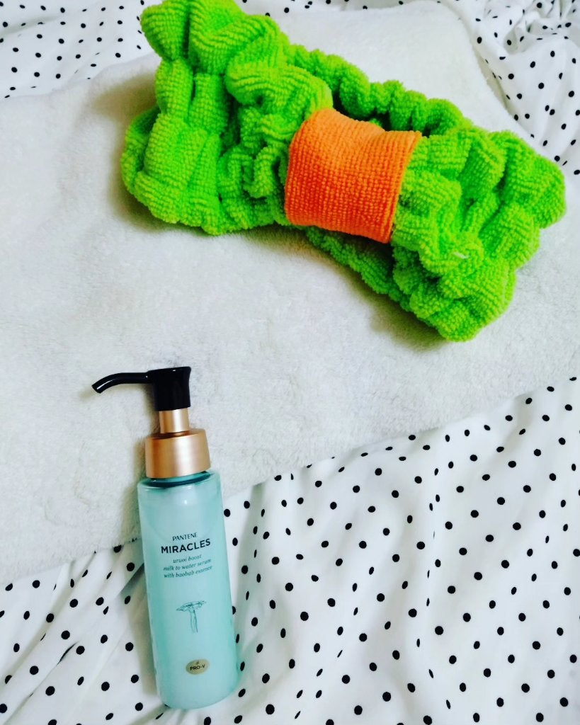 ミラクルズ うるおいブーストミルクウォーターセラム/パンテーン/アウトバストリートメントを使ったクチコミ(1枚目)