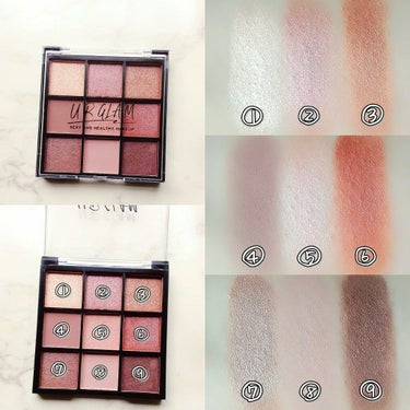 UR GLAM　BLOOMING EYE COLOR PALETTE/U R GLAM/アイシャドウパレットを使ったクチコミ（2枚目）