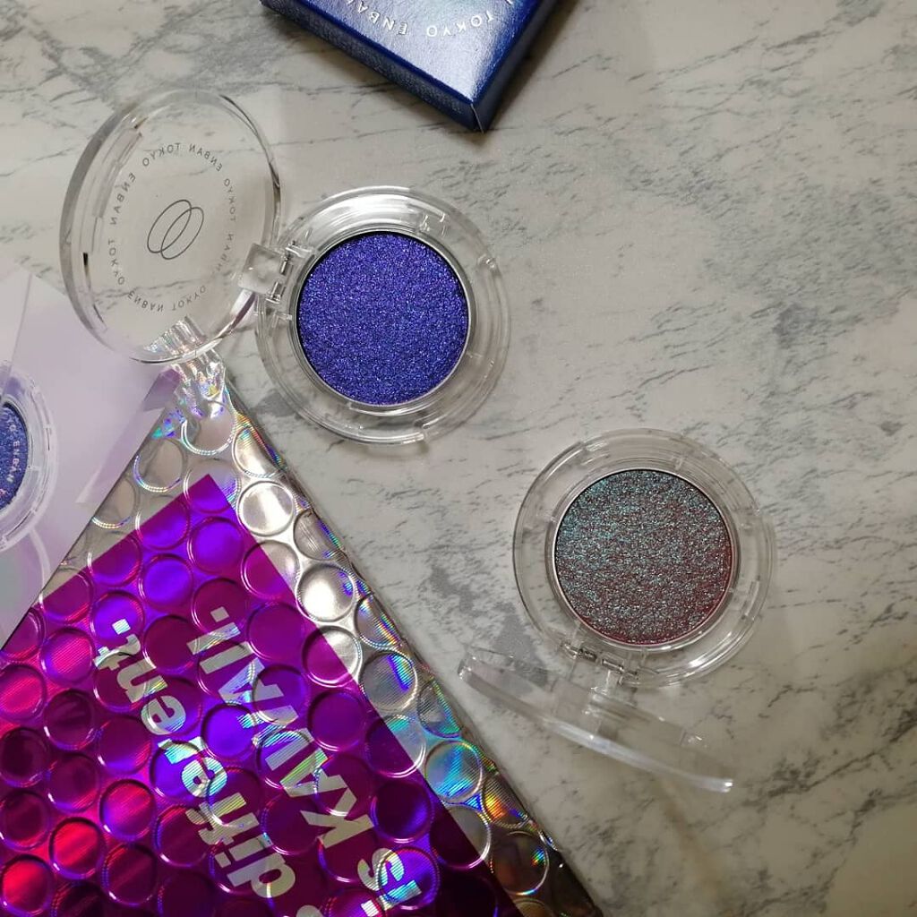 マルチグリッターカラー/ENBAN TOKYO/単色アイシャドウを使ったクチコミ(1枚目)