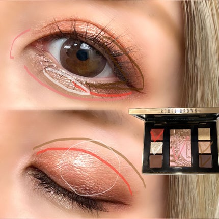 リュクス アイ & チーク パレット/BOBBI BROWN/アイシャドウパレットを使ったクチコミ(3枚目)