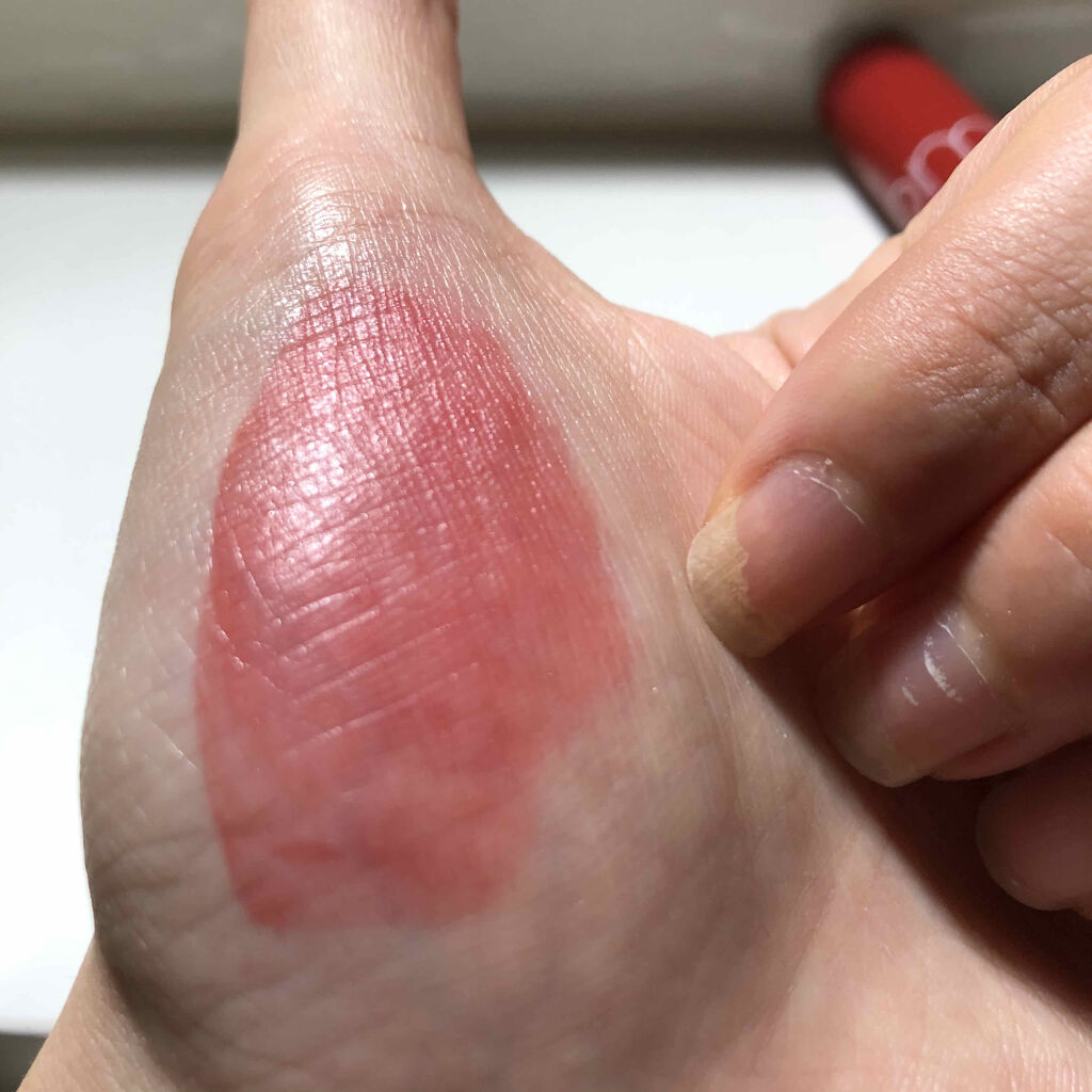 ジューシーラスティングティント/rom&nd/リップティントを使ったクチコミ（3枚目）