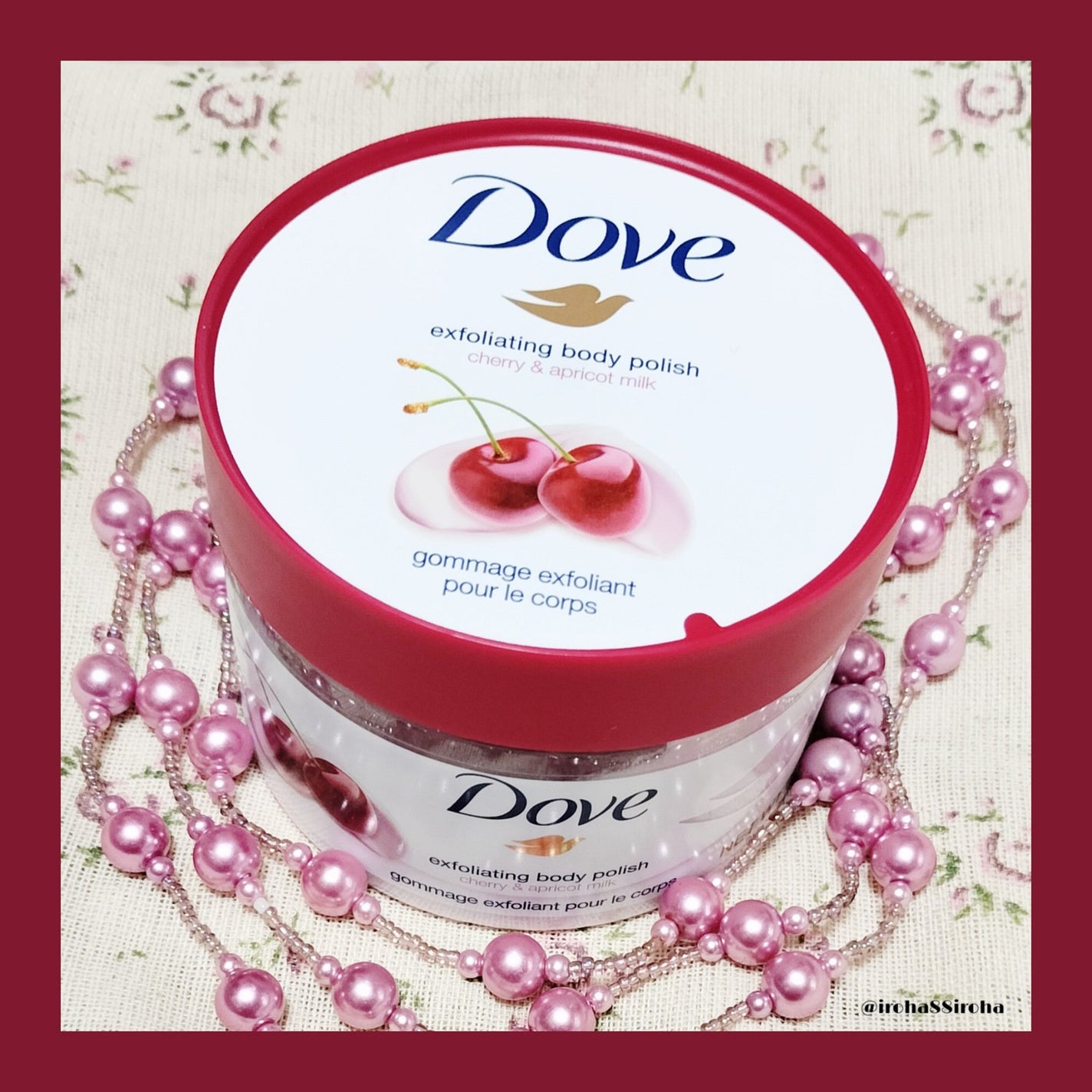 ダヴ ふわとろ クリーミースクラブ チェリー&アプリコットミルク/ダヴ/ボディスクラブを使ったクチコミ(4枚目)