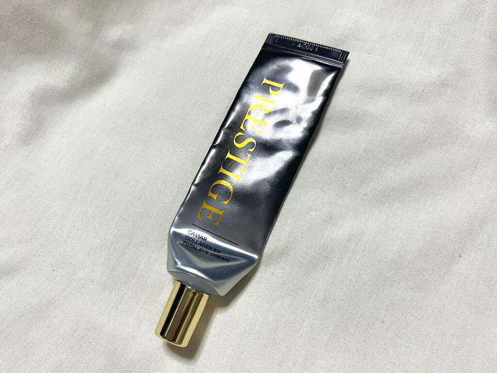 プレステージキャビアコラーゲンEX トータルアイクリーム/LEADERS/アイケア・アイクリームを使ったクチコミ（2枚目）