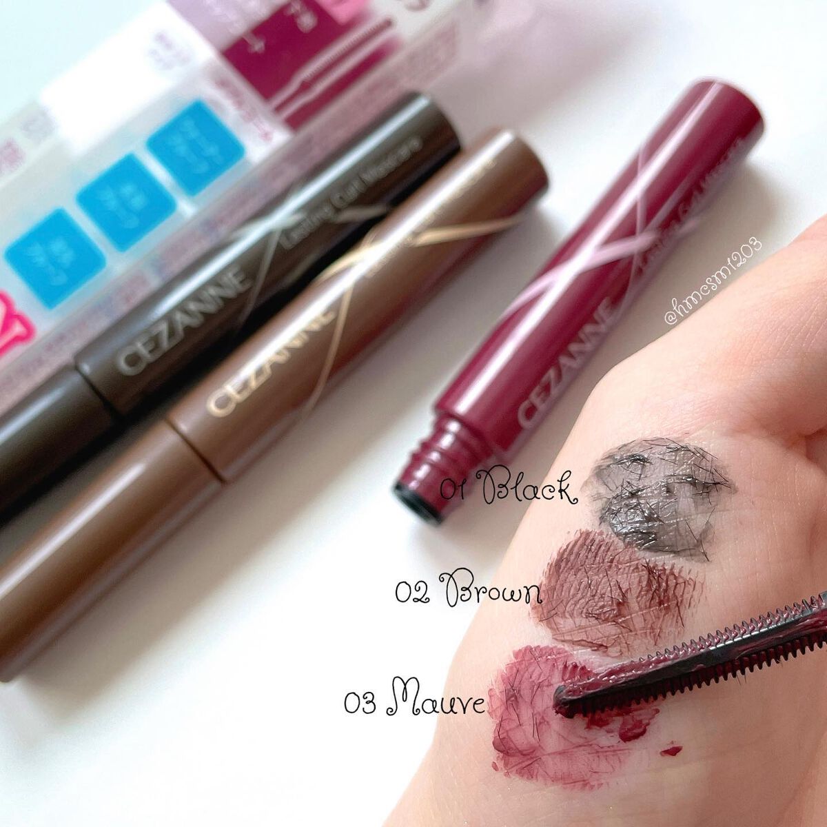 耐久カールマスカラ/CEZANNE/マスカラを使ったクチコミ（2枚目）