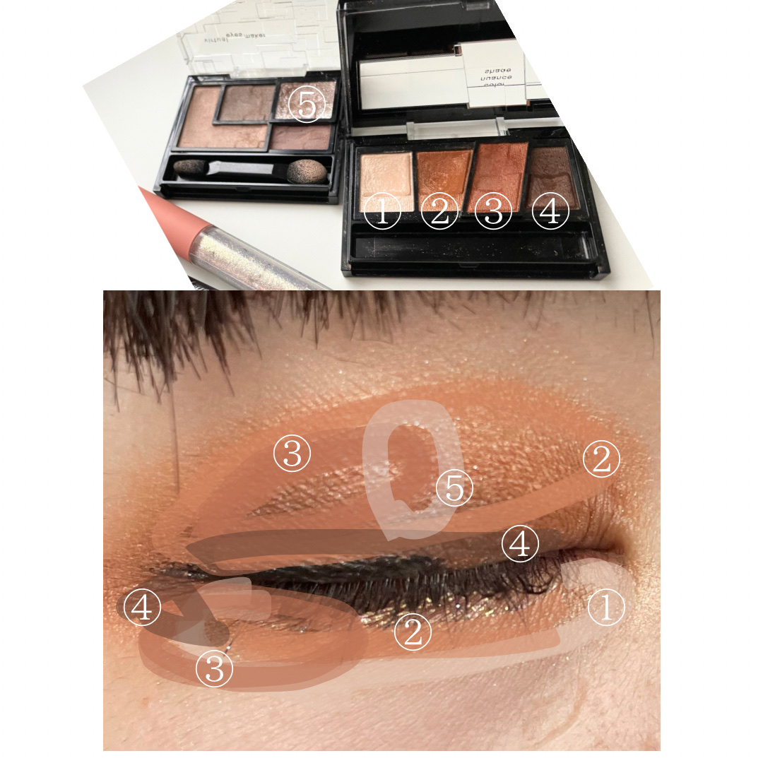  ワオ アイ グリッター/U/CHOO/グリッターを使ったクチコミ（3枚目）