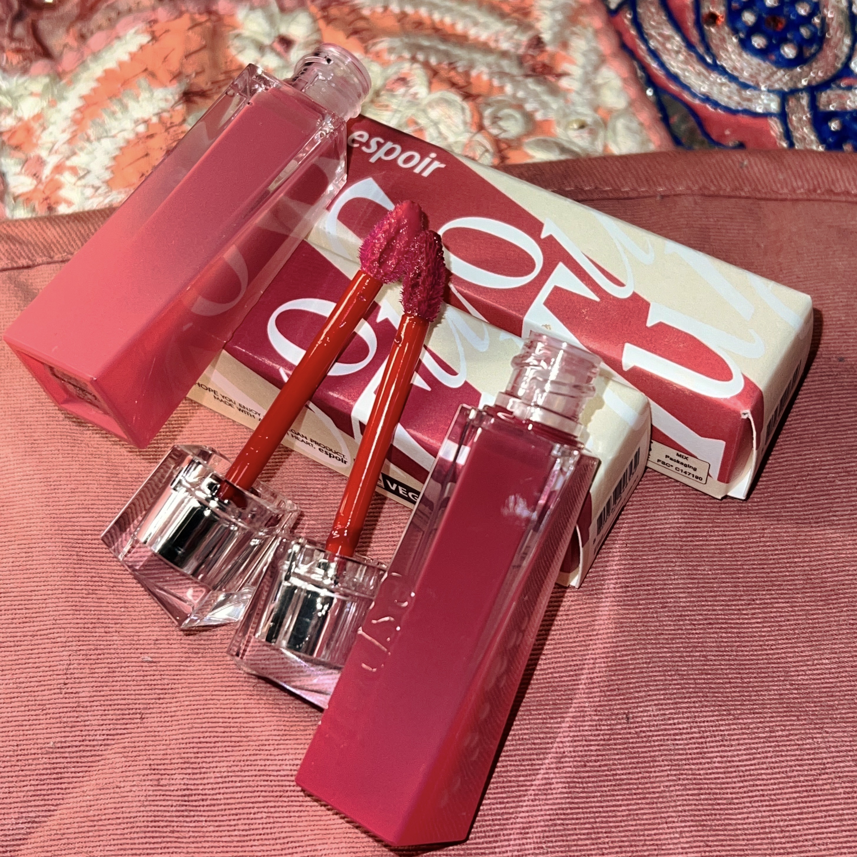 クチュールリップティントグレイズ/espoir/リップティントを使ったクチコミ（2枚目）