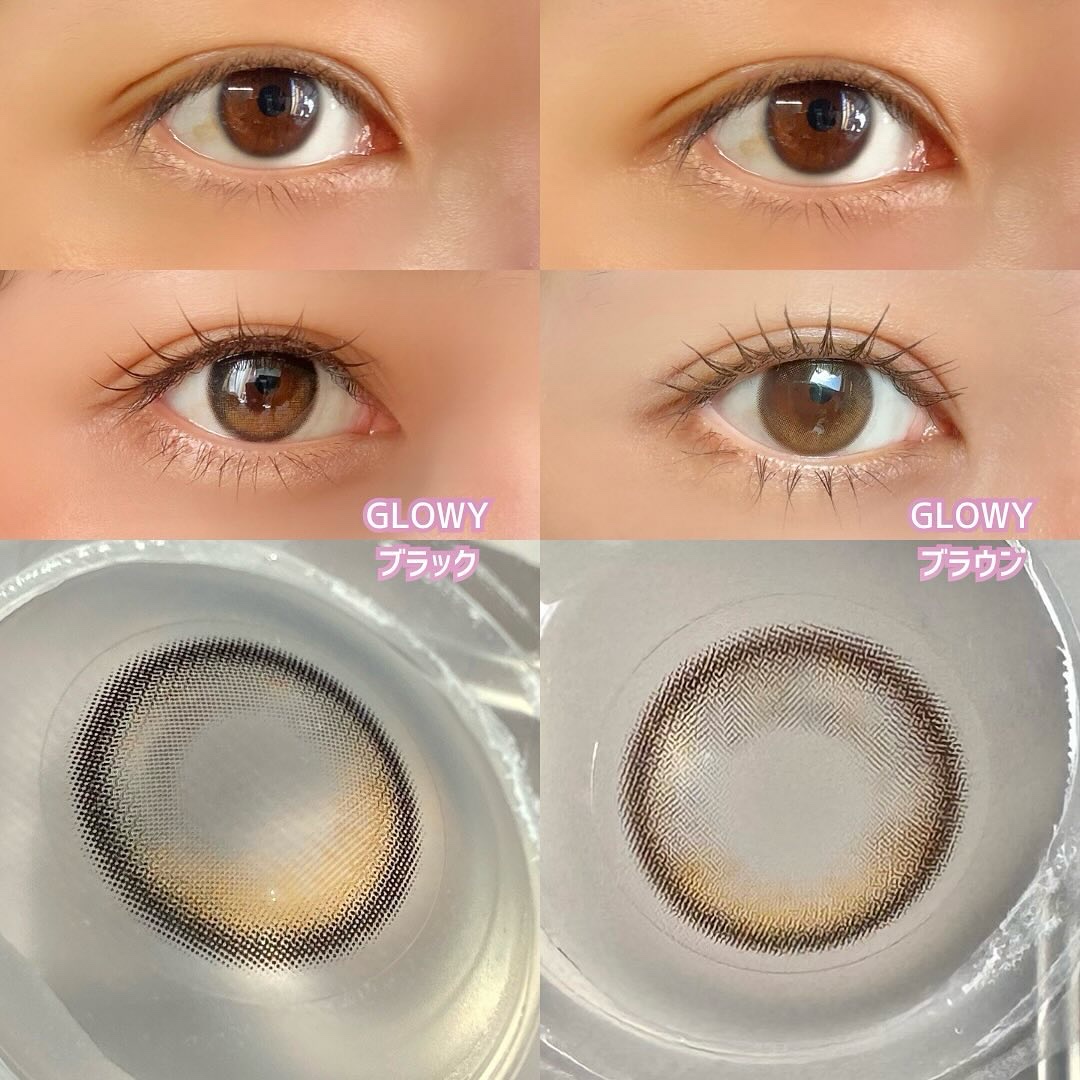 Eyelighter Glowy 1Month ブラウン/OLENS/カラーコンタクトレンズを使ったクチコミ（3枚目）
