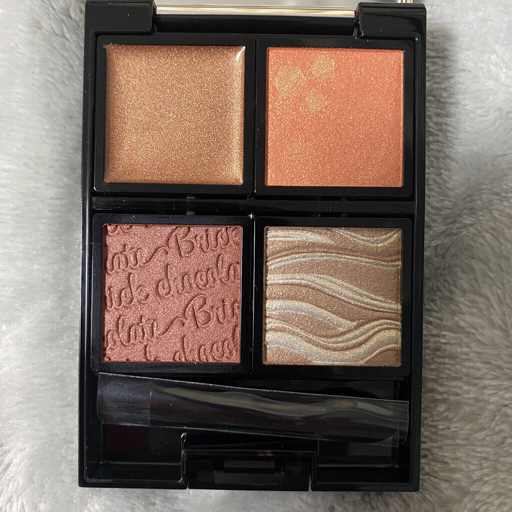 ドラマティックアイカラー (パウダー)/(クリーム)/マキアージュ/アイシャドウパレットを使ったクチコミ（2枚目）