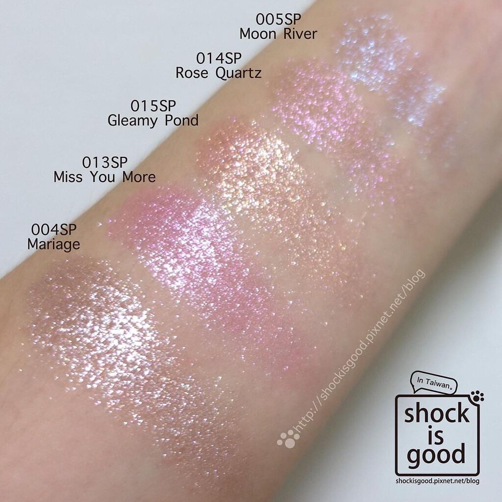 Shockisgood_in_Taiwan on LIPS 「說到好閃好閃的大珠光眼影,當然不能漏了ADDICTION單色眼..」(4枚目)