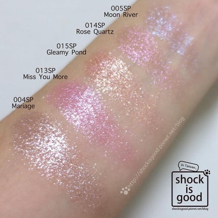 Shockisgood_in_Taiwan on LIPS 「說到好閃好閃的大珠光眼影,當然不能漏了ADDICTION單色眼..」(4枚目)