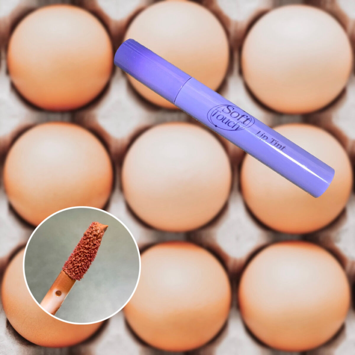 Soft touch lip tint SL5. アンカバード トープ/MERZY/口紅を使ったクチコミ（2枚目）