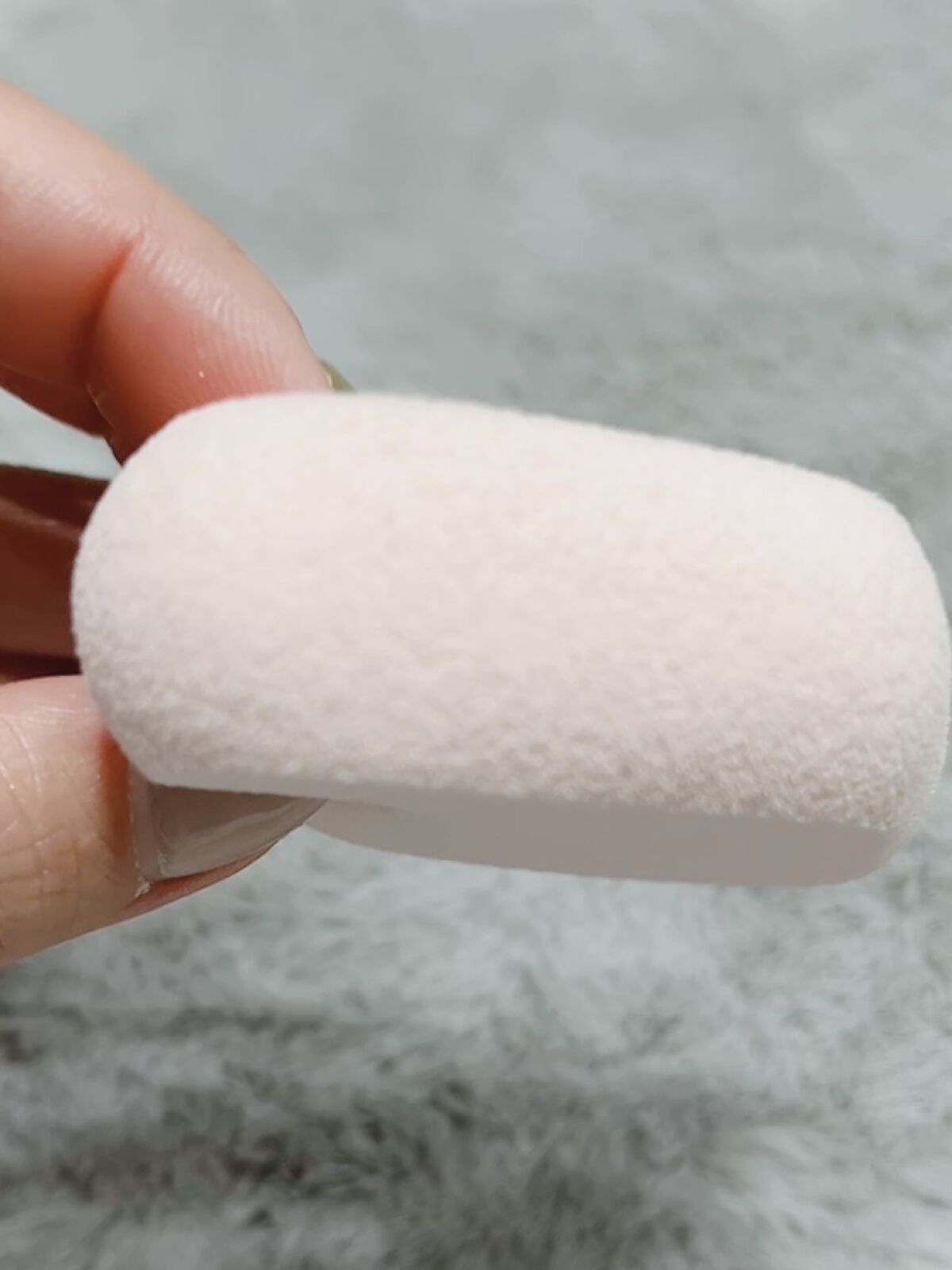 シフォンタッチスポンジN ダイヤ型/ロージーローザ/パフ・スポンジを使ったクチコミ（3枚目）