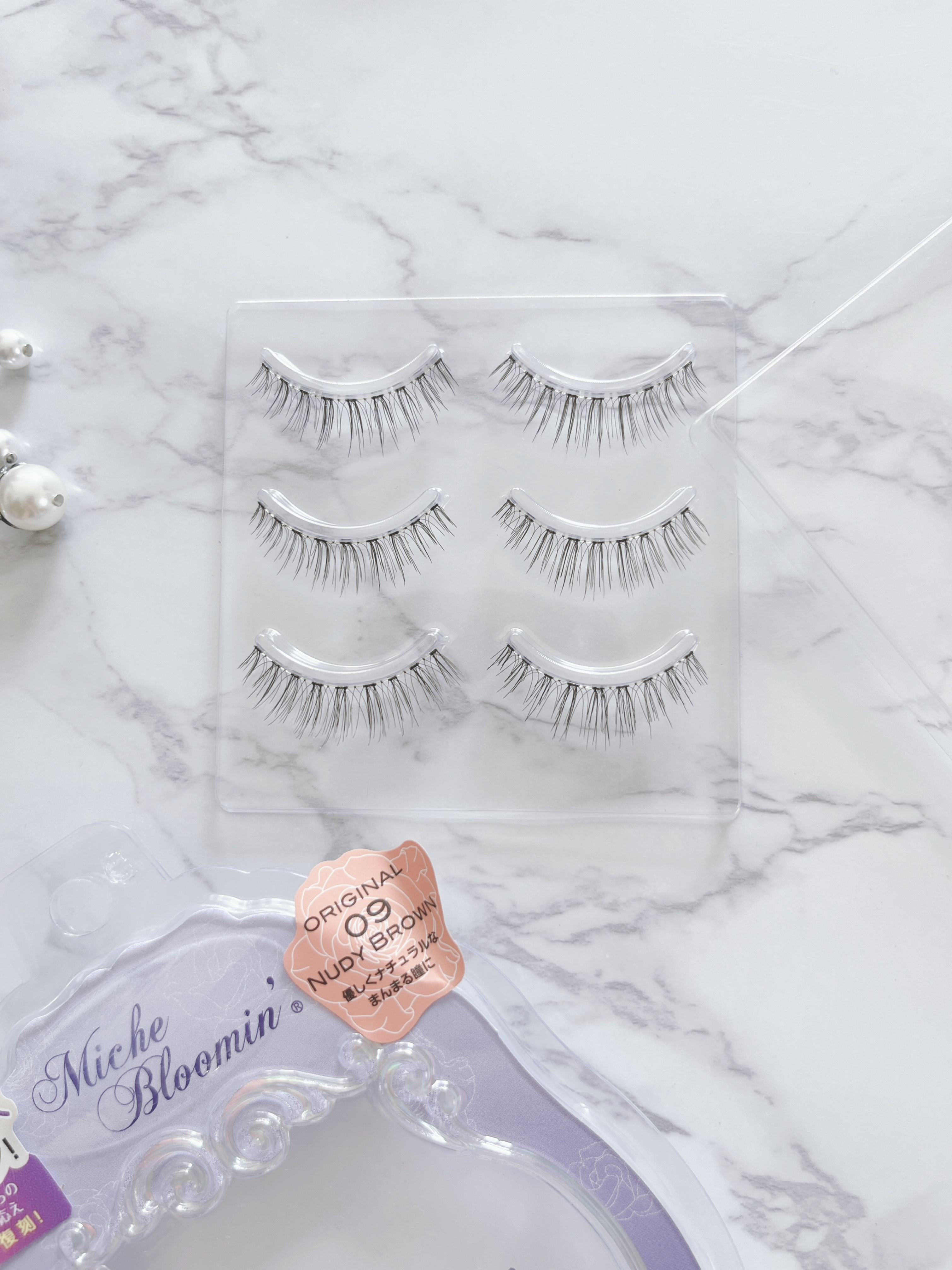 ミッシュブルーミン 3Dアイラッシュライン ORIGINAL09 ヌーディーブラウン(復刻版デザイン)/ミッシュブルーミン/つけまつげを使ったクチコミ（3枚目）