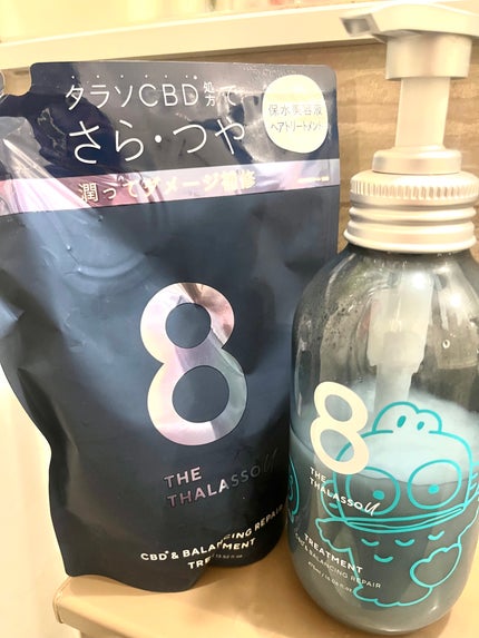 エイトザタラソ ユー CBD&リフレッシング クレンズ 美容液シャンプー/CBD&バランシング ダメージリペア 美容液ヘアトリートメント/エイトザタラソ/市販シャンプーを使ったクチコミ(2枚目)