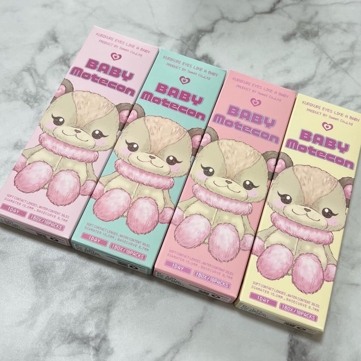 ベイビーモテコン/モテコン/カラーコンタクトレンズを使ったクチコミ（3枚目）