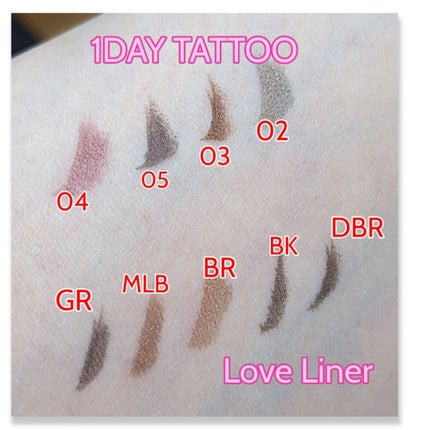 1DAY TATTOO プロキャスト ザ・アイライナー/K-パレット/リキッドアイライナーを使ったクチコミ(2枚目)