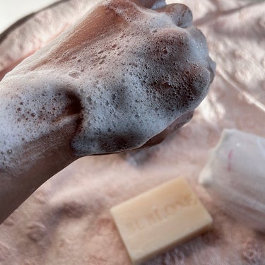 BURLONE ナチュラルソープ ミルキーホワイト/BURLONE/洗顔石鹸を使ったクチコミ（4枚目）