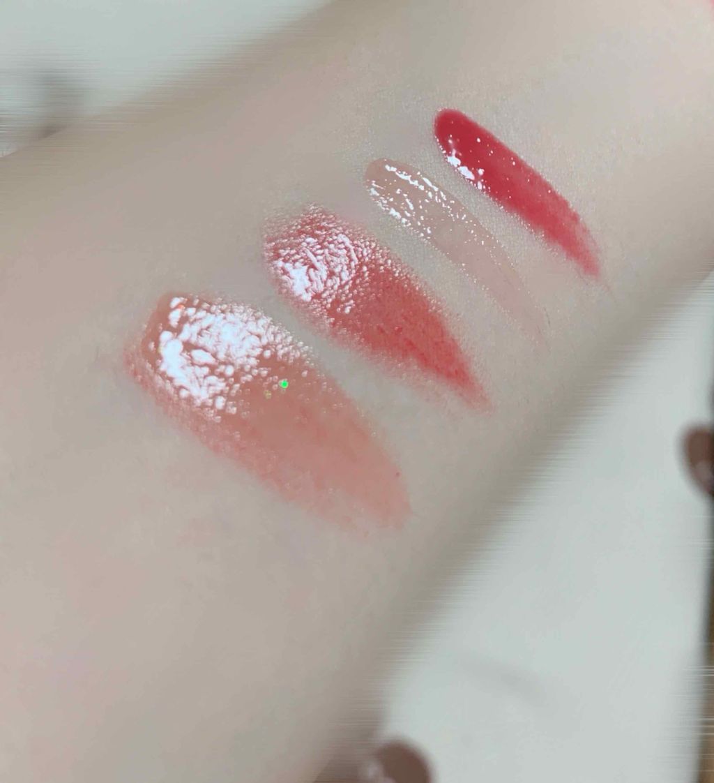 Blooming Kitty リップグロス/DAISO/リップグロスを使ったクチコミ（3枚目）