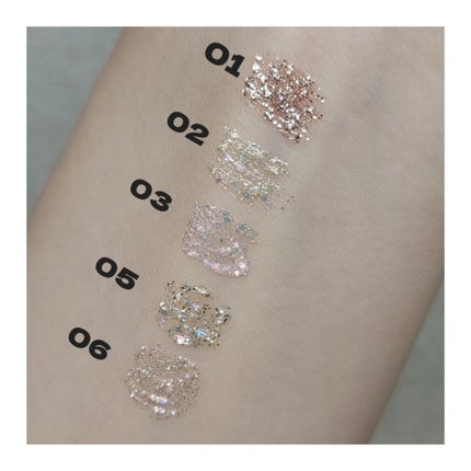 グリッター イルミネーションライナー R/CipiCipi/リキッドアイライナーを使ったクチコミ(7枚目)