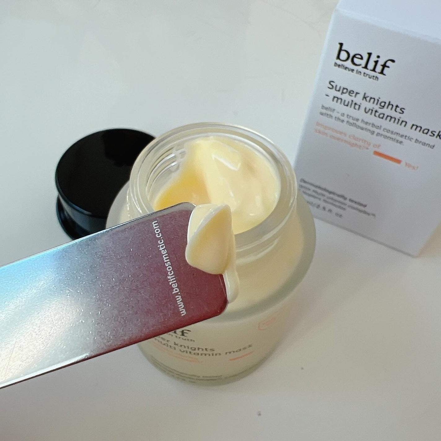 スーパーナイツ ビタミンマスク/belif/フェイスクリームを使ったクチコミ(3枚目)