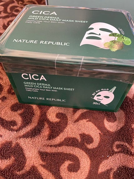 グリーンダーマCICA デイリーシートマスク/ネイチャーリパブリック/シートマスク・パックを使ったクチコミ(1枚目)