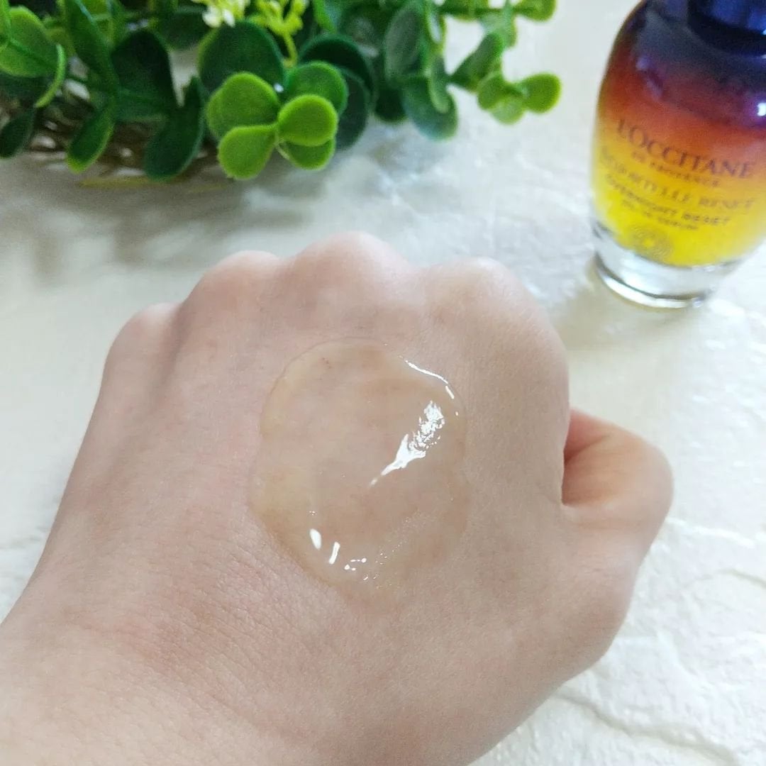 イモーテル オーバーナイトリセットセラム/L'OCCITANE/美容液を使ったクチコミ(4枚目)