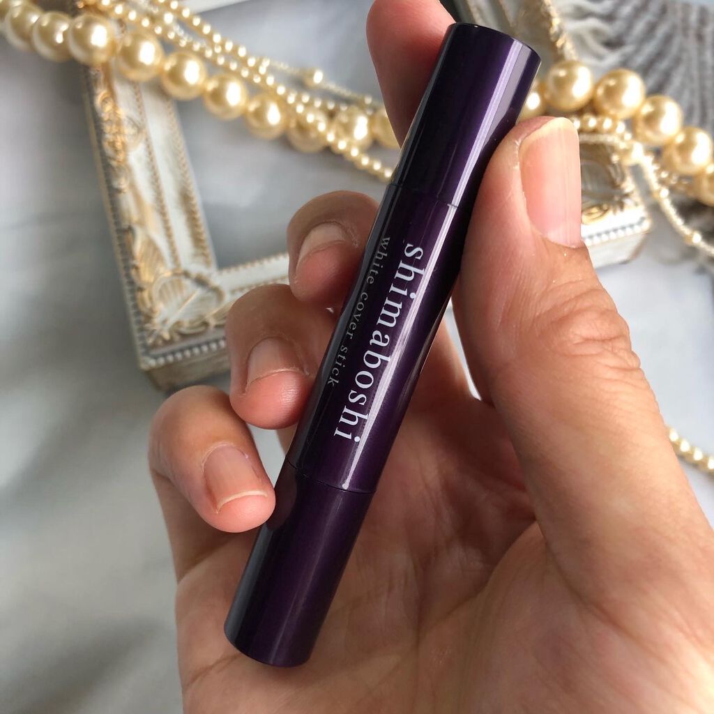 ホワイトカバースティック/shimaboshi/化粧下地を使ったクチコミ（2枚目）