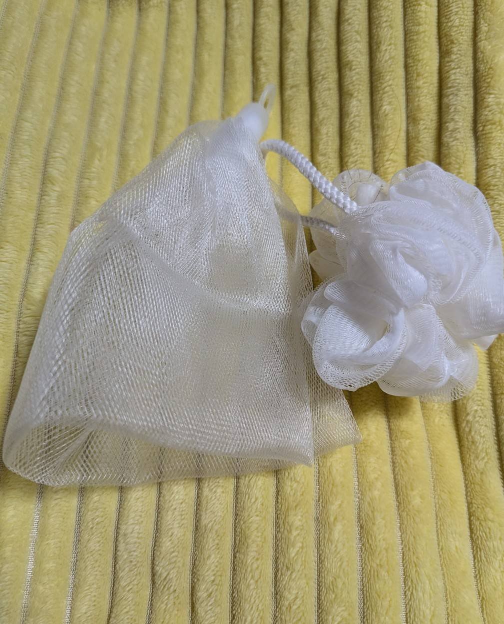 洗顔用泡立てネット/無印良品/その他スキンケアグッズを使ったクチコミ（1枚目）