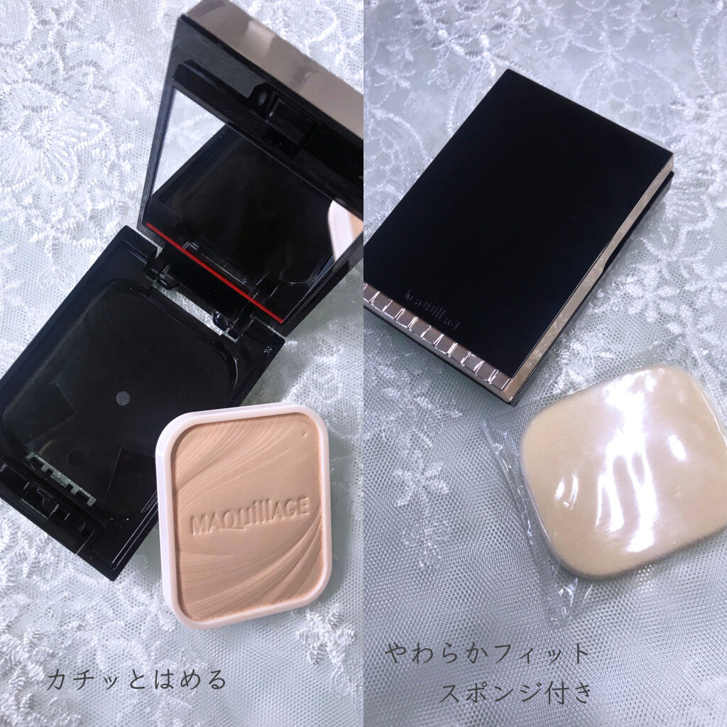 ドラマティックパウダリー EX/マキアージュ/パウダーファンデーションを使ったクチコミ（3枚目）