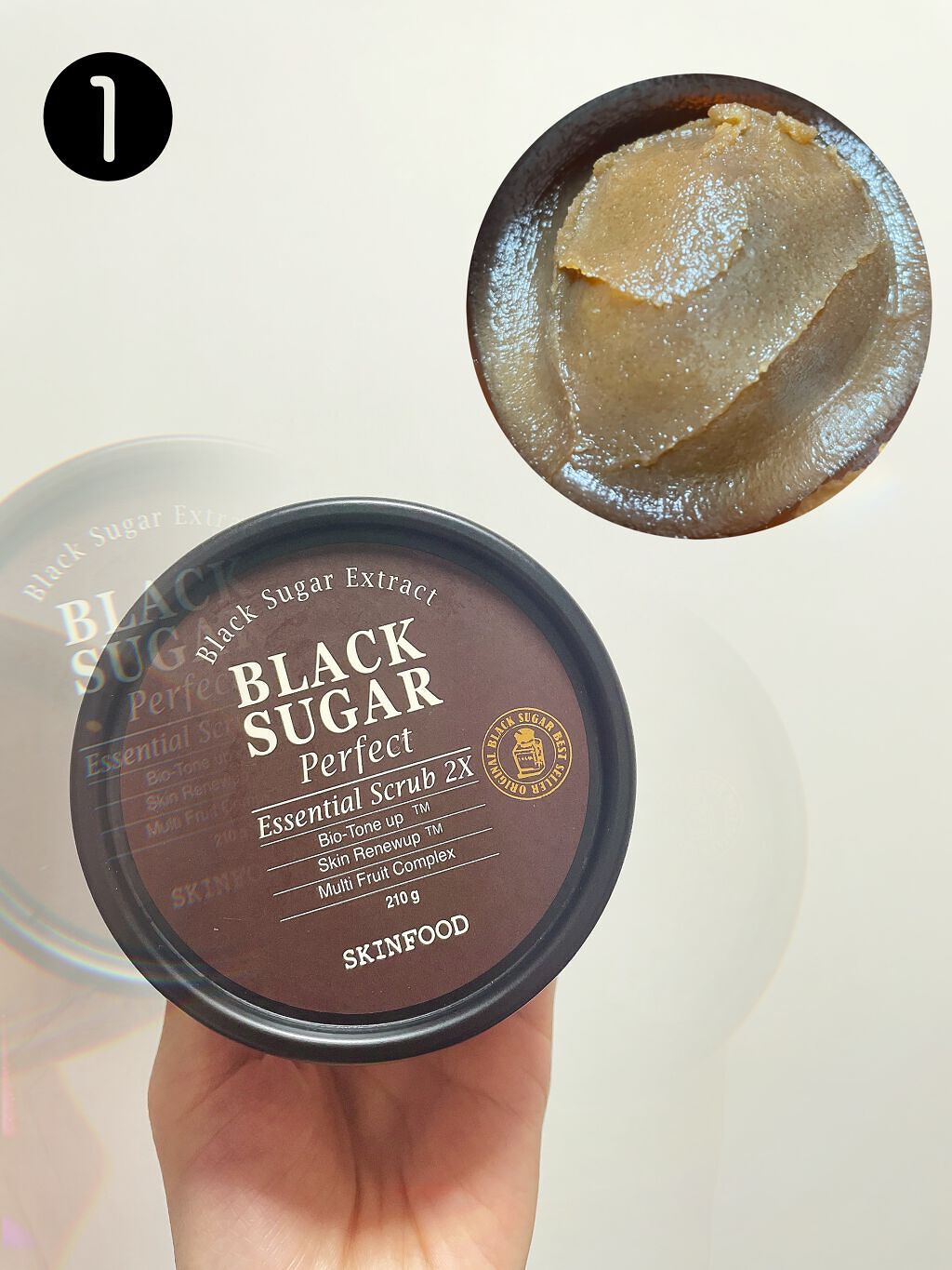 ブラックシュガー パーフェクト エッセンシャル スクラブ2X/SKINFOOD/洗い流すパック・マスクを使ったクチコミ(2枚目)