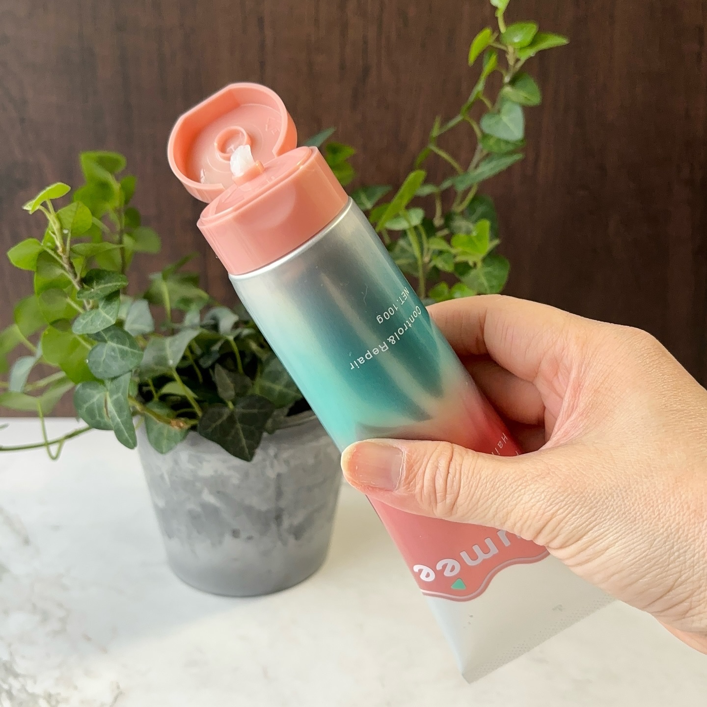 ulumee コントロールプロテイン ヘアマスクのクチコミ「🌿ウルミー　コントロールプロテイン　ヘアマスク
 
 
ダメージでスカスカになった毛髪にタンパ.....」（3枚目）