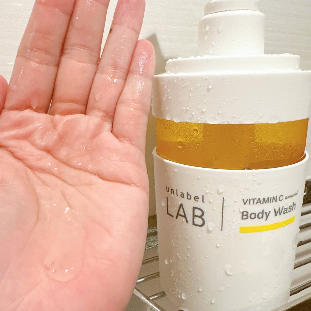 アンレーベル　ラボ　V　クリーミーモイスト　ボディウォッシュ/unlabel/ボディソープを使ったクチコミ（2枚目）