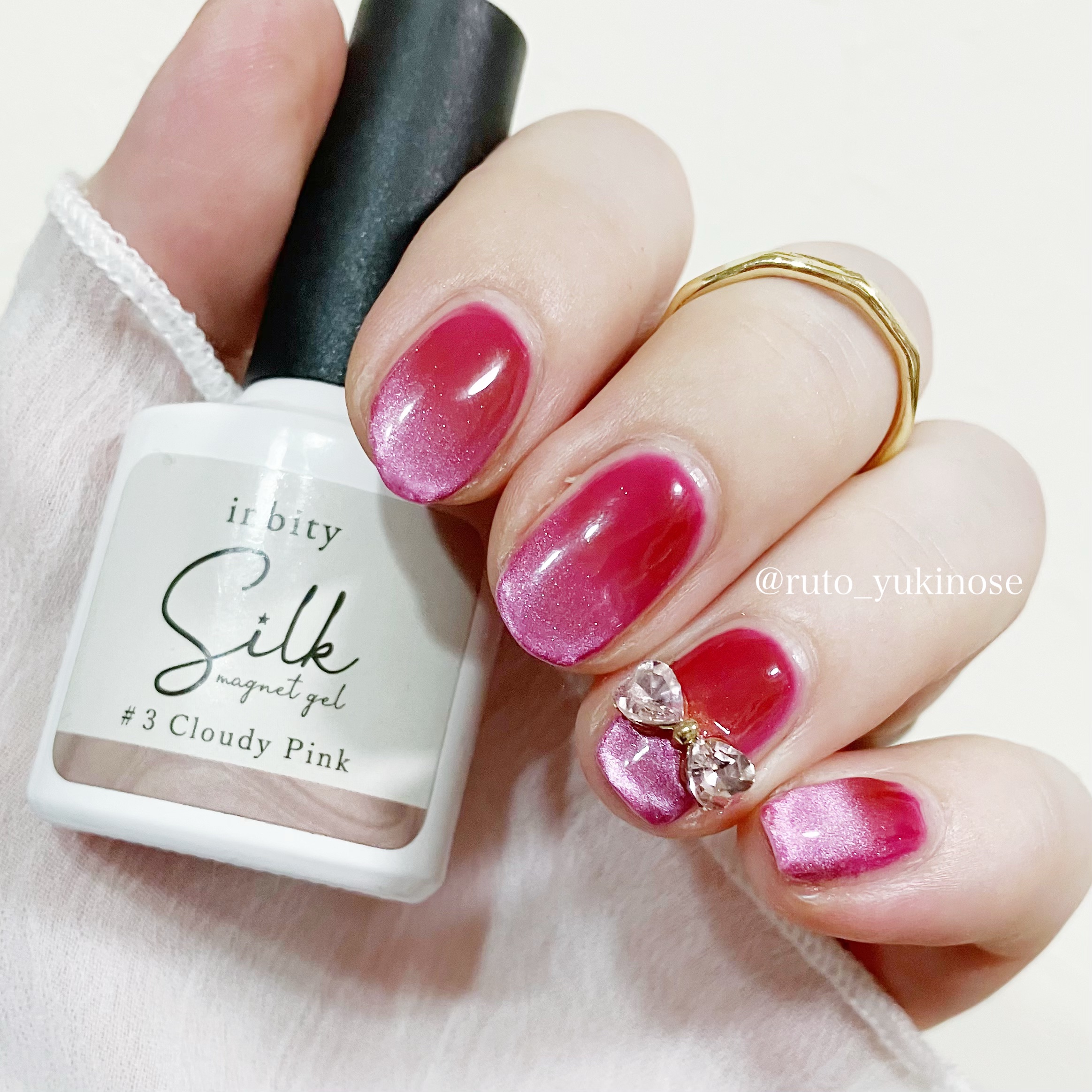 inbity シルクマグネットジェル/Petit Price/ジェルネイルを使ったクチコミ（2枚目）