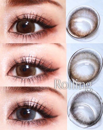 Rolling/蜜のレンズ/カラーコンタクトレンズを使ったクチコミ(1枚目)