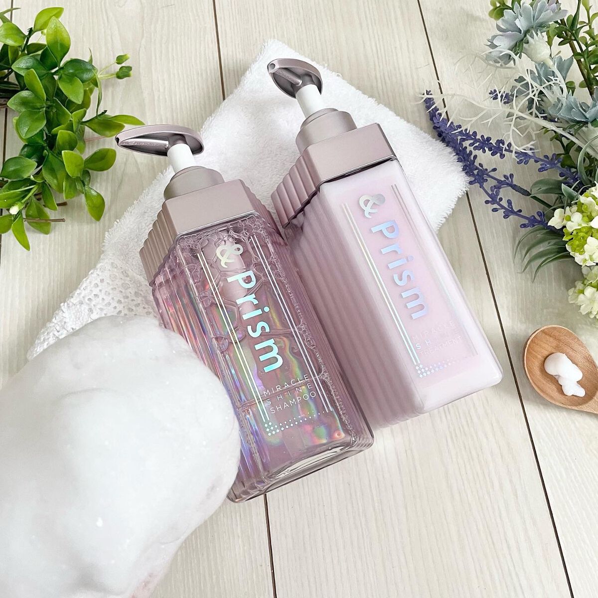 ミラクル シャイン シャンプー/ヘアトリートメント/&Prism/市販シャンプーを使ったクチコミ（3枚目）