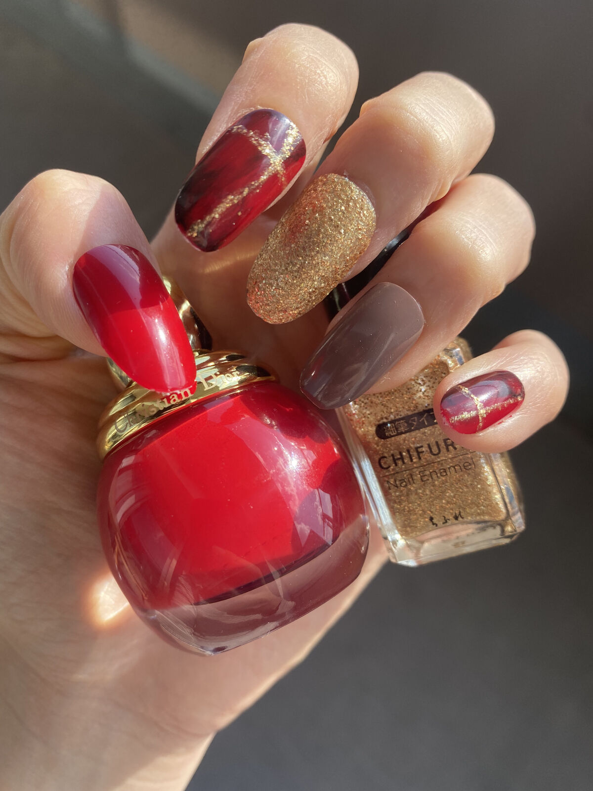 gene TOKYO ネイル/DAISO/マニキュアを使ったクチコミ（2枚目）