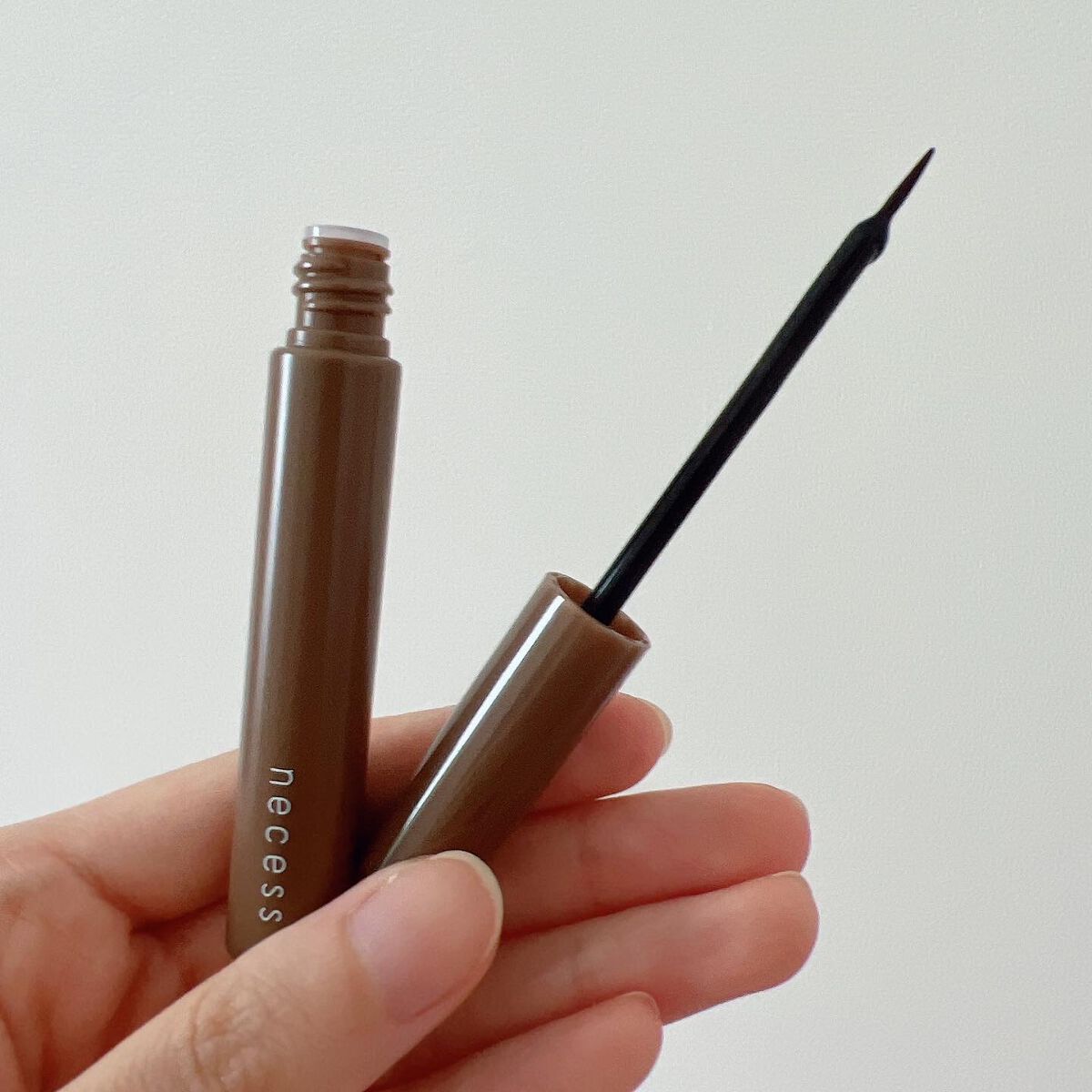 necess まゆ書き足し美容液ティント /コジット/眉ティントを使ったクチコミ(5枚目)