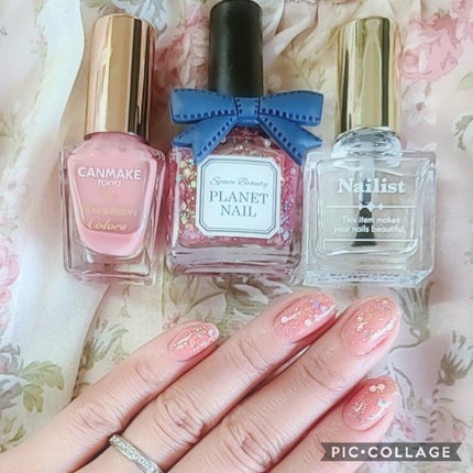 クイッククリスタルコート/ネイリスト/ネイルトップコートを使ったクチコミ(3枚目)