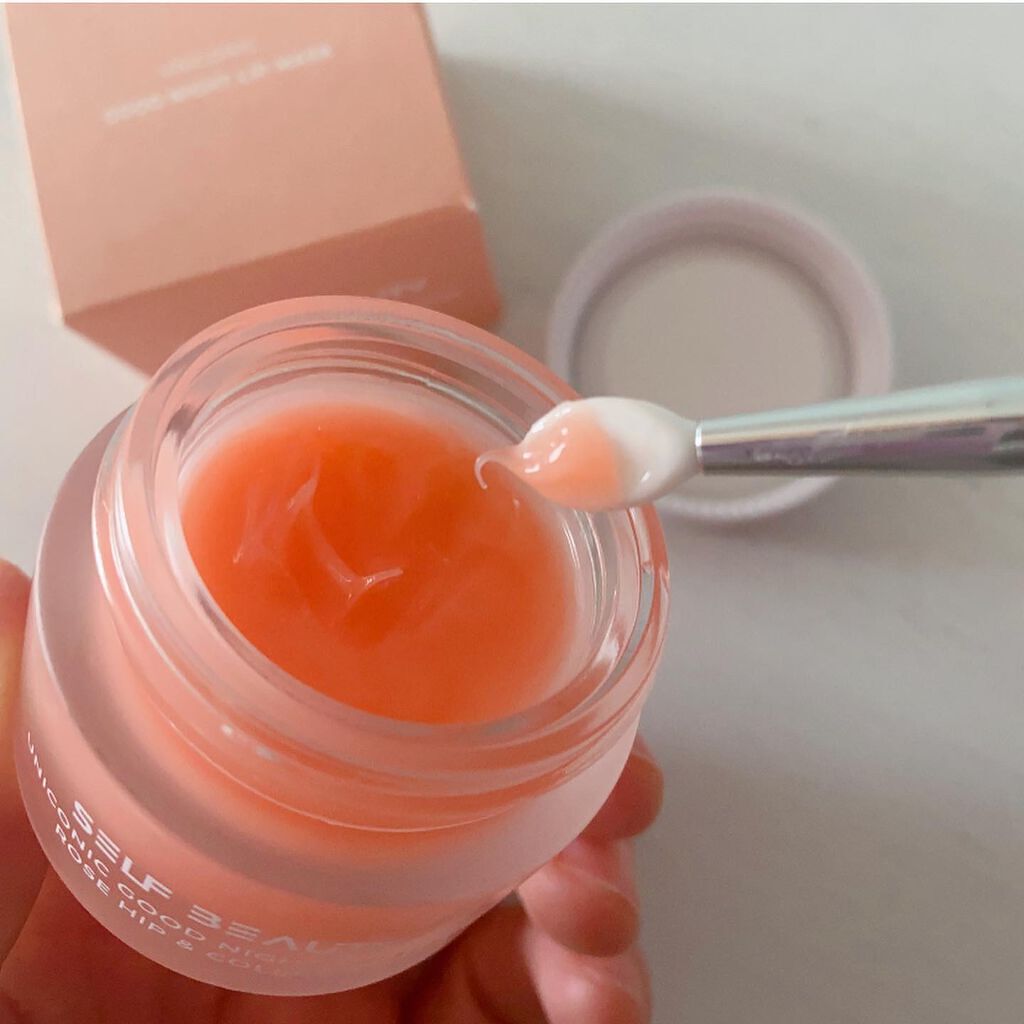 ユニコーングッドナイトリップマスク ローズヒップ&コラーゲン/SELF BEAUTY/リップマスクを使ったクチコミ(1枚目)