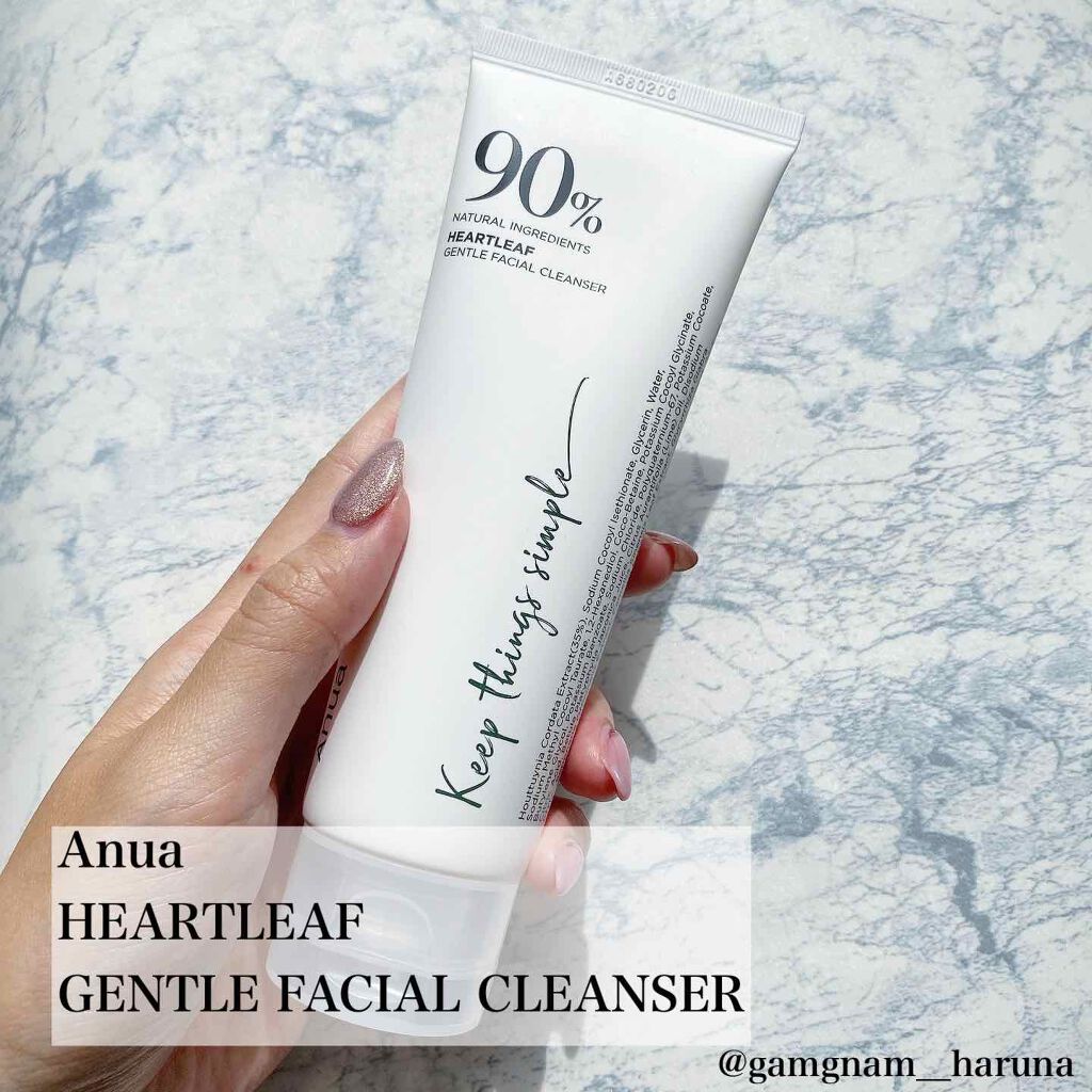 ドクダミアクネ弱酸性クレンジングフォーム/Anua/洗顔フォームを使ったクチコミ（1枚目）