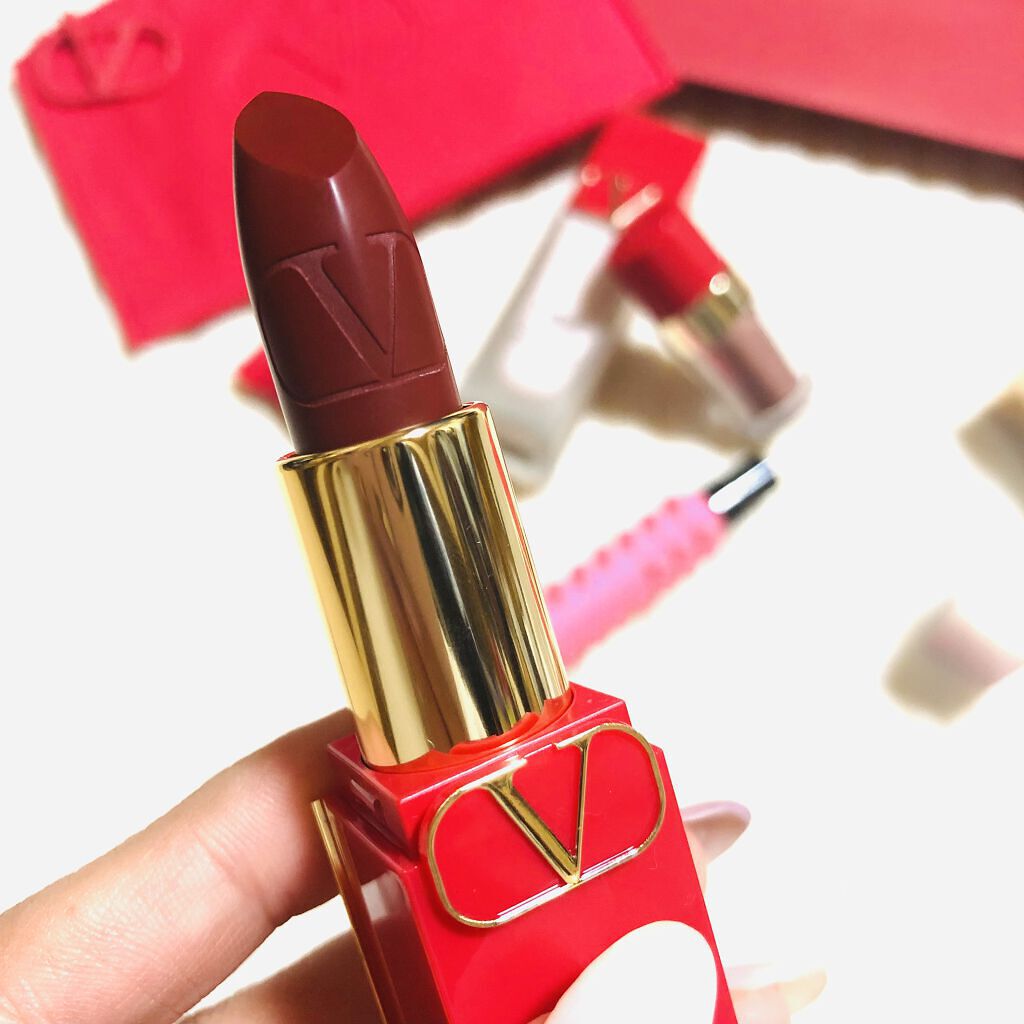 ロッソ ヴァレンティノ  221R/ヴァレンティノ ビューティ/口紅を使ったクチコミ（3枚目）