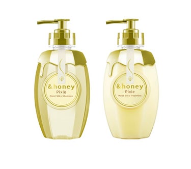 ＆honey ピクシーモイストシルキー　シャンプー1.0/ヘアトリートメント2.0/&honey/シャンプー・コンディショナーを使ったクチコミ（1枚目）