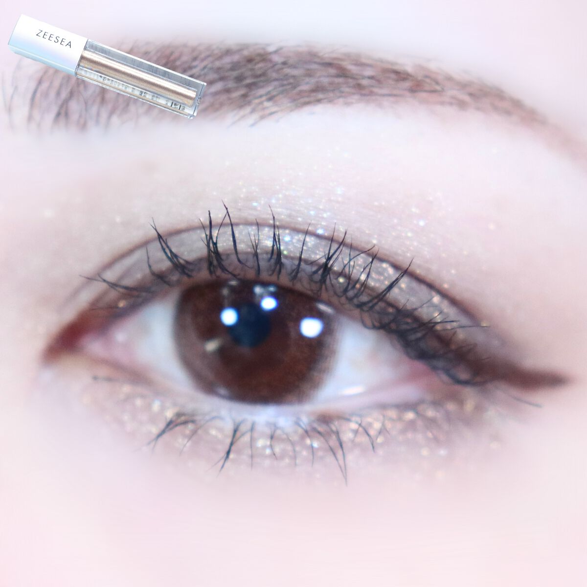 ダイヤモンドシリーズ 星空リキッドアイシャドウ/ZEESEA/リキッドアイシャドウを使ったクチコミ（1枚目）