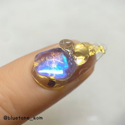 ジェルネイル(ライト対応)/セリア/ジェルネイルを使ったクチコミ(4枚目)