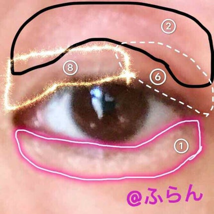 UR GLAM BLOOMING EYE COLOR PALETTE/U R GLAM/アイシャドウパレットを使ったクチコミ(3枚目)